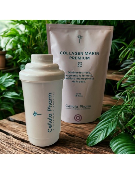 Shaker 600 ml - Avec grille de mélange | Cellula Pharm