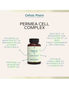 Permea Cell Complex – Soutien de la paroi digestive et renforcement immunitaire | Cellula Pharm 2