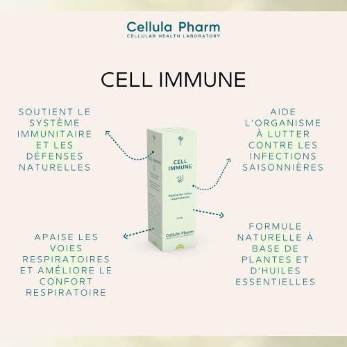 CELL IMMUNE | Immunity and respiratory tract - Essential oils & plants - Cellula Pharm