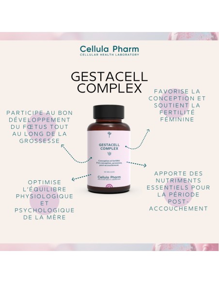 Gestacell Complex | Nutritional supplement for conception and pregnancy - Cellula Pharm