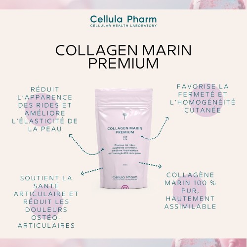 Collagène Marin Premium | Anti-aging supplement for skin and joints - Cellula Pharm