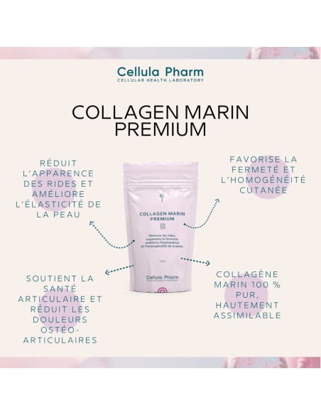 Collagène Marin Premium | Anti-aging supplement for skin and joints - Cellula Pharm