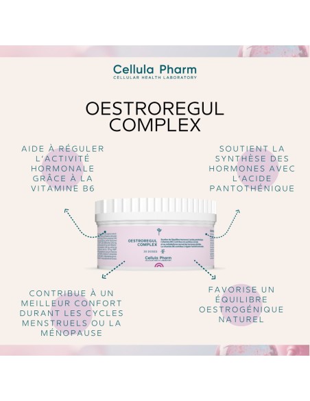 OestroRegul Complex | Female hormone balance supplement - Cellula Pharm