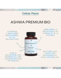 ASHWA PREMIUM BO Cellula Pharm - Anti stress naturel - Sans accoutumance 2