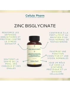 Zinc Bisglycinate | Boosts immunity and supports skin health - Cellula Pharm 2