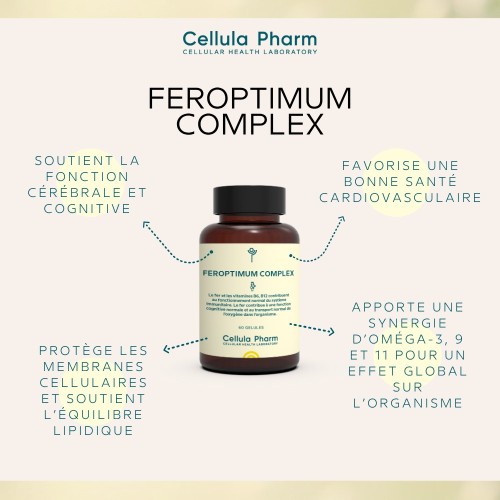 Feroptimum Complex - Complément en fer hautement assimilable - Bienfaits