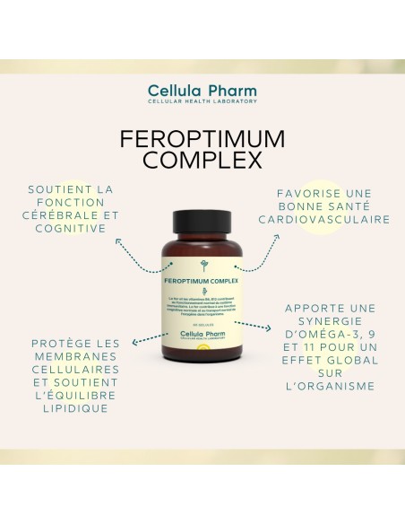 Feroptimum Complex | Highly assimilable iron supplement - Cellula Pharm
