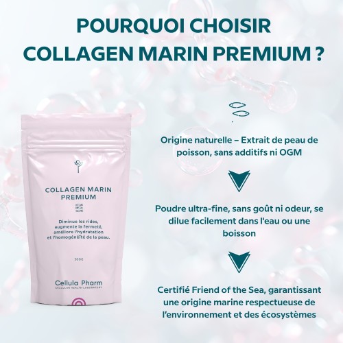 Collagène Marin Premium | Anti-aging supplement for skin and joints - Cellula Pharm
