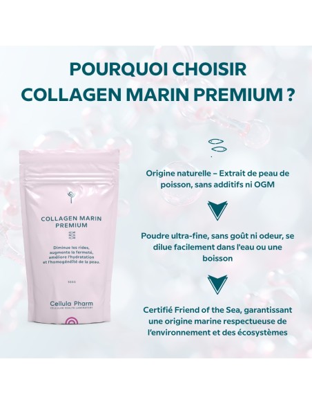 Collagène Marin Premium | Anti-aging supplement for skin and joints - Cellula Pharm