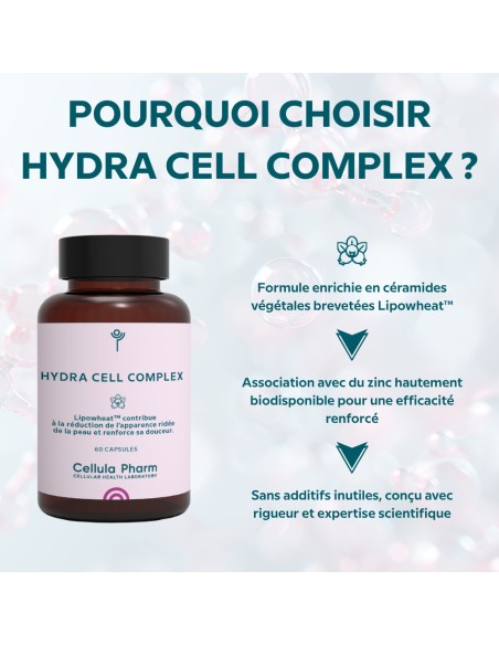 Hydra Cell Complex – Régénération et protection de la peau | Cellula Pharm - Points fort
