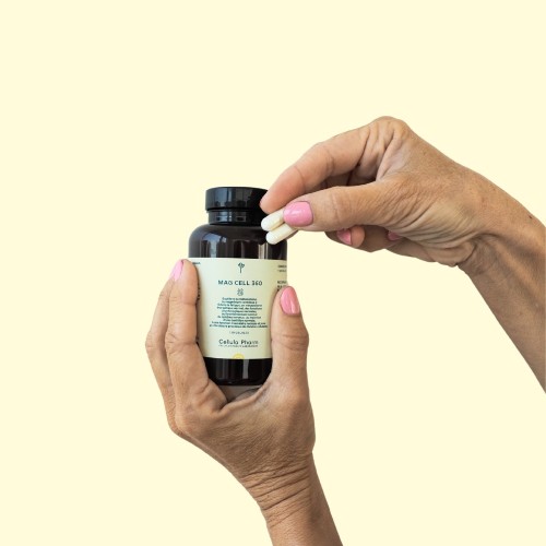 Mag Cell 360 | Magnesium bisglycinate, taurine and B vitamins to reduce fatigue and stress - Cellula Pharm