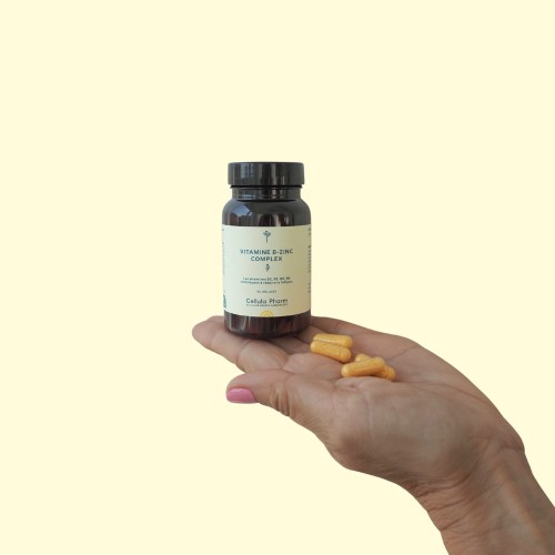 Vitamine B-Zinc Complex – Réduction de la fatigue et soutien immunitaire | Cellula Pharm - Visuel