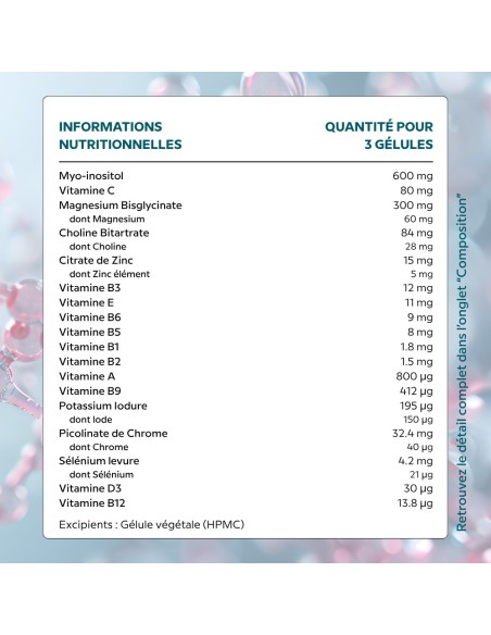 Gestacell Complex | Nutritional supplement for conception and pregnancy - Cellula Pharm