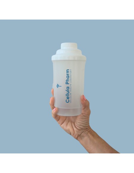 Shaker 600 ml sans Bisphénol A - Logo Cellula Pharm Visuel