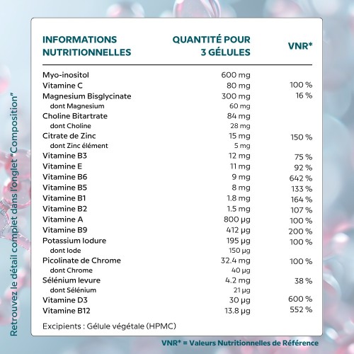 Gestacell Complex | Nutritional supplement for conception and pregnancy - Cellula Pharm