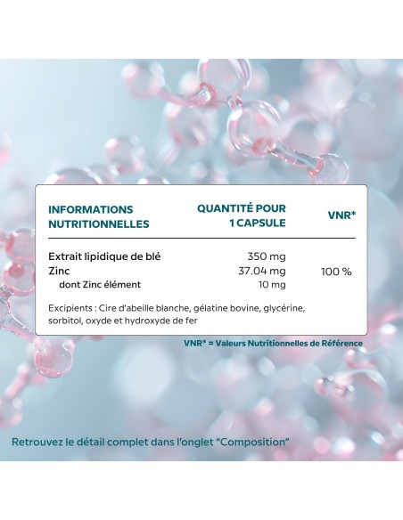 Hydra Cell Complex – Régénération et protection de la peau | Cellula Pharm - Tableau d'ingrédients