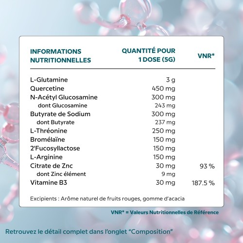 L-Glutamine Cell Complex | Intestinal mucosa support and digestive balance - Cellula Pharm