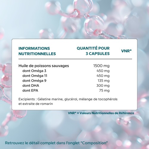 Omega 3-9-11 Complex | Brain and cardiovascular support - Cellula Pharm
