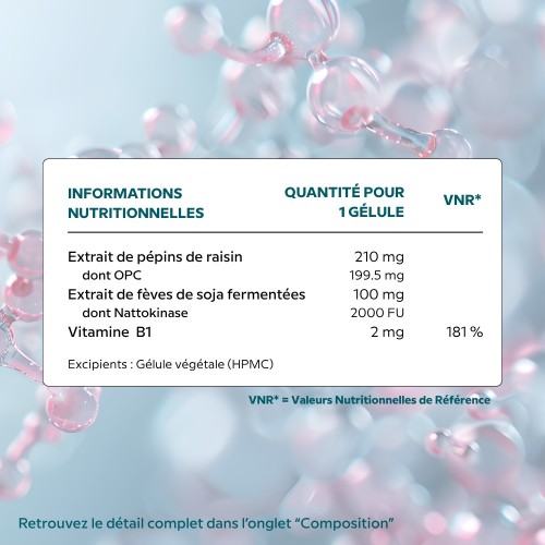 Nattokinase Complex | Cardiovascular support and blood circulation - Cellula Pharm