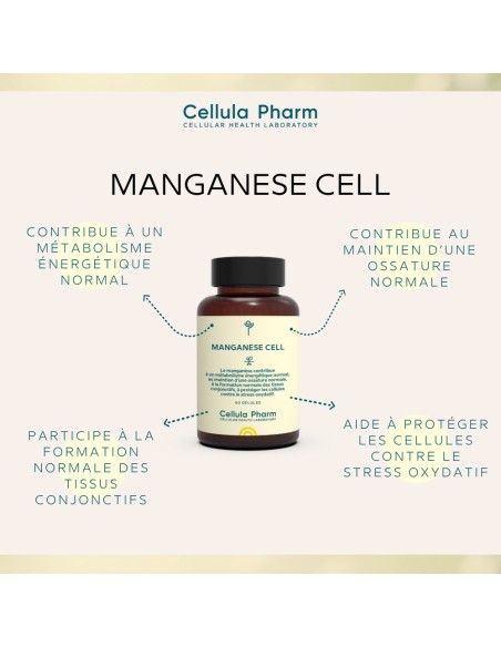 Manganèse Cell - Cellula Pharm - Bienfaits