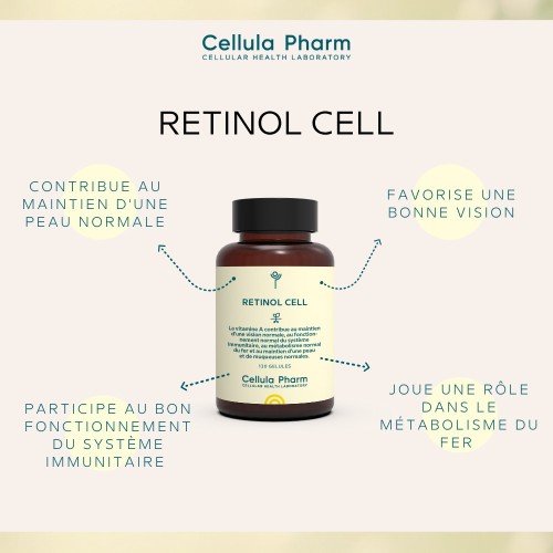 Retinol Cell - Vitamin A: helps maintain normal vision | Cellula Pharm
