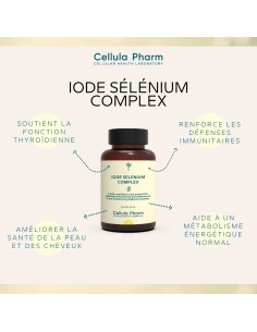 Iode+Sélénium Complex - Aide à réguler la thyroïde | Cellula Pharm 2