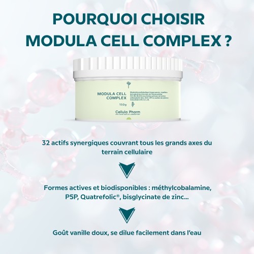 Modula Cell - Modulateur de l'inflammation pathologique chronique - Cellula Pharm - Points forts