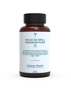 Krill Oil Premium Pure | Omega-3 rich in phospholipids & astaxanthin - Cellula Pharm