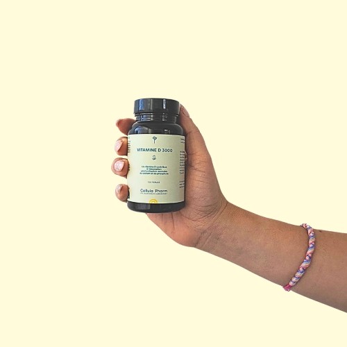 Vitamine D 3000 – Maintien de la santé osseuse et soutien immunitaire | Cellula Pharm - Visuel