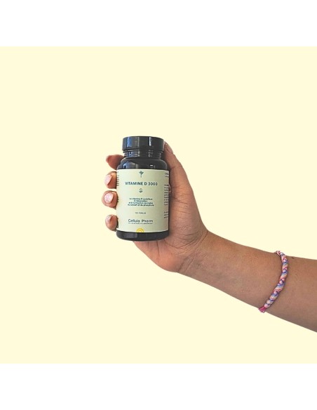 Vitamine D 3000 – Maintien de la santé osseuse et soutien immunitaire | Cellula Pharm - Visuel