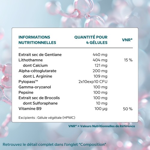 Gastro Protect+ | Digestive support and gastric protection - Cellula Pharm