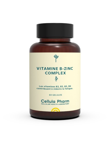Vitamin B-Zinc Complex | Fatigue reduction and immune support - Cellula Pharm