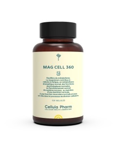 Mag Cell 360 | Magnesium bisglycinate, taurine and B vitamins to reduce fatigue and stress - Cellula Pharm