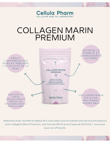 Collagène Marin Premium | Anti-aging supplement for skin and joints - Cellula Pharm