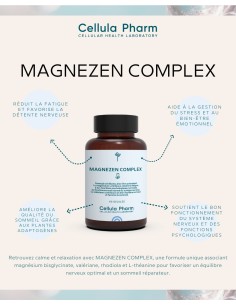 Magnezen Complex | Magnésium, Valériane et Rhodiola pour réduire le stress et améliorer le sommeil – Cellula Pharm 2