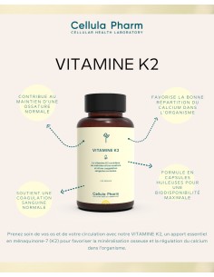 Vitamin K2 | Bone and cardiovascular health - Cellula Pharm 2