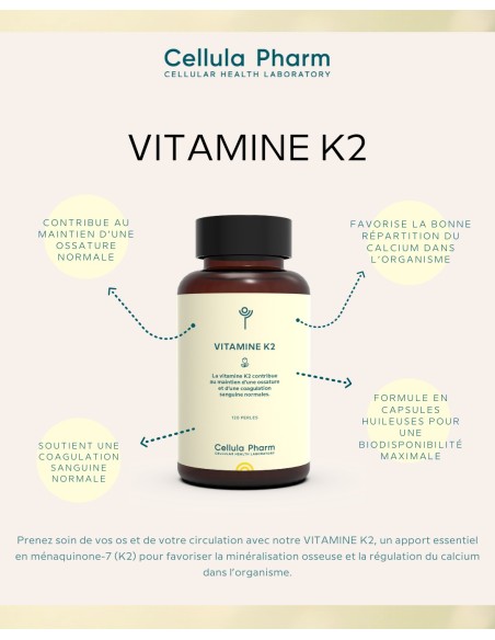 Vitamin K2 | Bone and cardiovascular health - Cellula Pharm