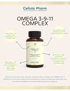 Omega 3-9-11 Complex | Brain and cardiovascular support - Cellula Pharm 2
