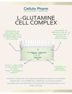 L-Glutamine Cell Complex | Intestinal mucosa support and digestive balance - Cellula Pharm 2